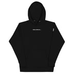 Sweat unisex noir, floqué "Paris Parsi on..." sur le devant, et un QR code sur la manche qui renvoie à un stage entier qui chante la suite. 
